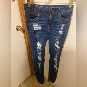 Vanilla star size 1 ripped jeans